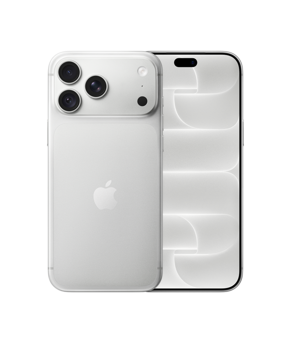 iPhone 18 Pro Max front and back, official Apple product photo